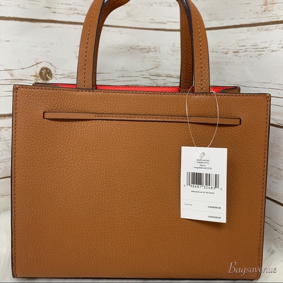 Kate spade bag Hayes Satchel ginger bread red NEW - Picture 3 of 8